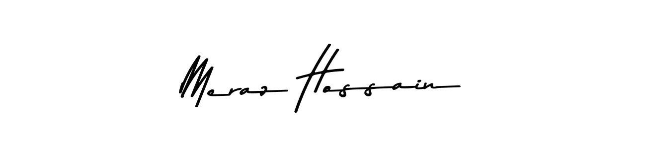 Asem Kandis PERSONAL USE is a professional signature style that is perfect for those who want to add a touch of class to their signature. It is also a great choice for those who want to make their signature more unique. Get Meraz Hossain name to fancy signature for free. Meraz Hossain signature style 9 images and pictures png