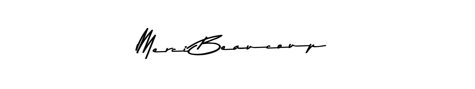 This is the best signature style for the Merci Beaucoup ! name. Also you like these signature font (Asem Kandis PERSONAL USE). Mix name signature. Merci Beaucoup ! signature style 9 images and pictures png