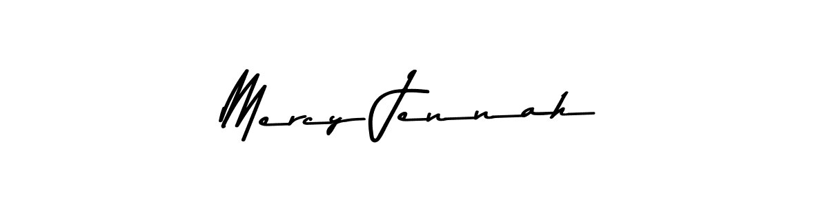 Design your own signature with our free online signature maker. With this signature software, you can create a handwritten (Asem Kandis PERSONAL USE) signature for name Mercy Jennah. Mercy Jennah signature style 9 images and pictures png