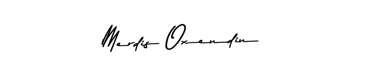 Also we have Merdis Oxendin name is the best signature style. Create professional handwritten signature collection using Asem Kandis PERSONAL USE autograph style. Merdis Oxendin signature style 9 images and pictures png