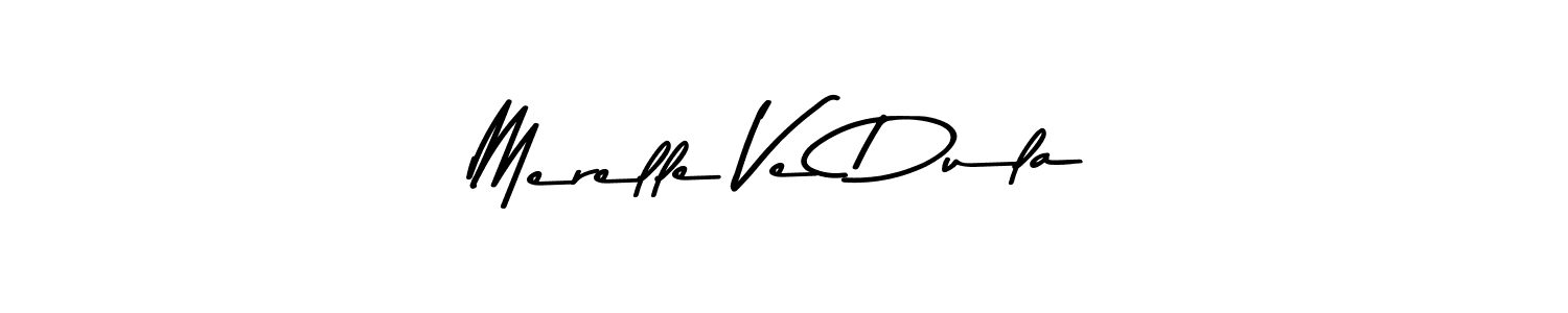 The best way (Asem Kandis PERSONAL USE) to make a short signature is to pick only two or three words in your name. The name Merelle Ve Dula include a total of six letters. For converting this name. Merelle Ve Dula signature style 9 images and pictures png