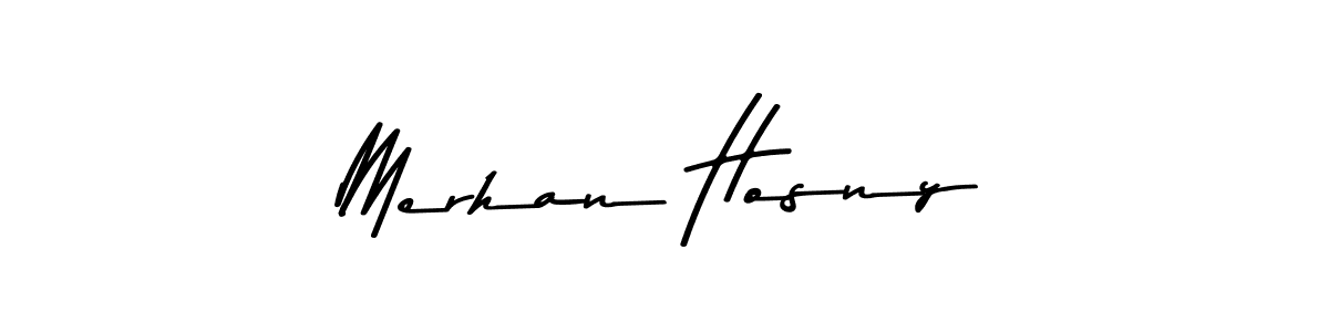 How to make Merhan Hosny signature? Asem Kandis PERSONAL USE is a professional autograph style. Create handwritten signature for Merhan Hosny name. Merhan Hosny signature style 9 images and pictures png