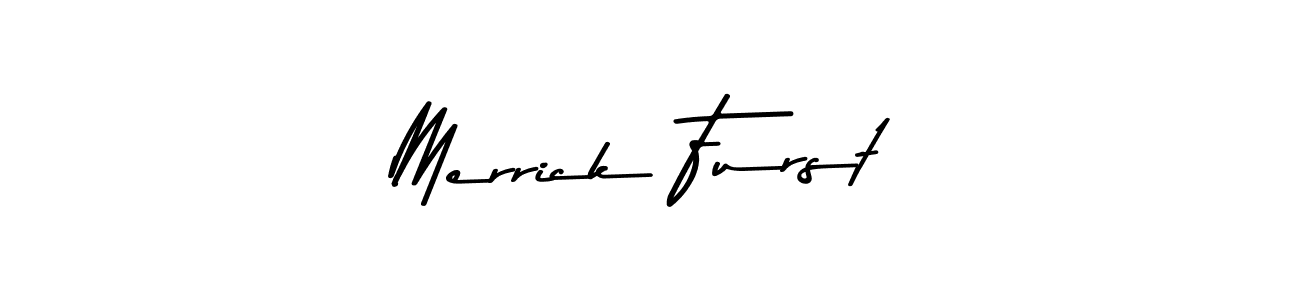 Merrick Furst stylish signature style. Best Handwritten Sign (Asem Kandis PERSONAL USE) for my name. Handwritten Signature Collection Ideas for my name Merrick Furst. Merrick Furst signature style 9 images and pictures png