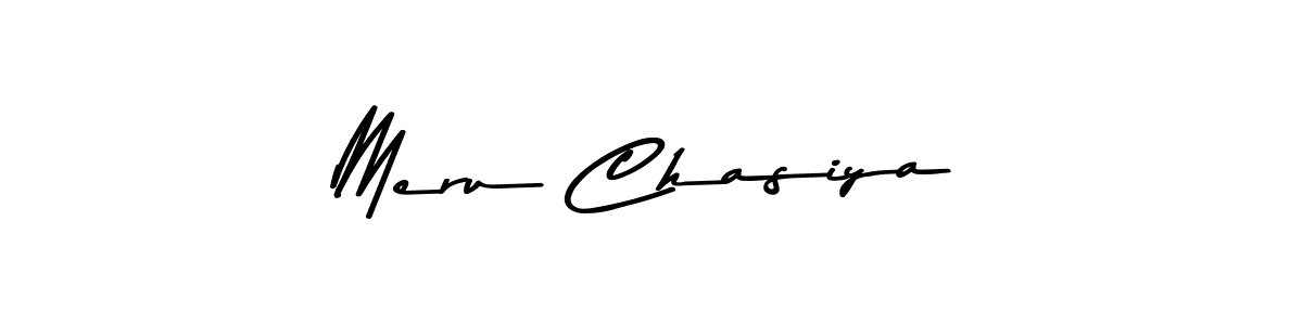 How to make Meru Chasiya signature? Asem Kandis PERSONAL USE is a professional autograph style. Create handwritten signature for Meru Chasiya name. Meru Chasiya signature style 9 images and pictures png