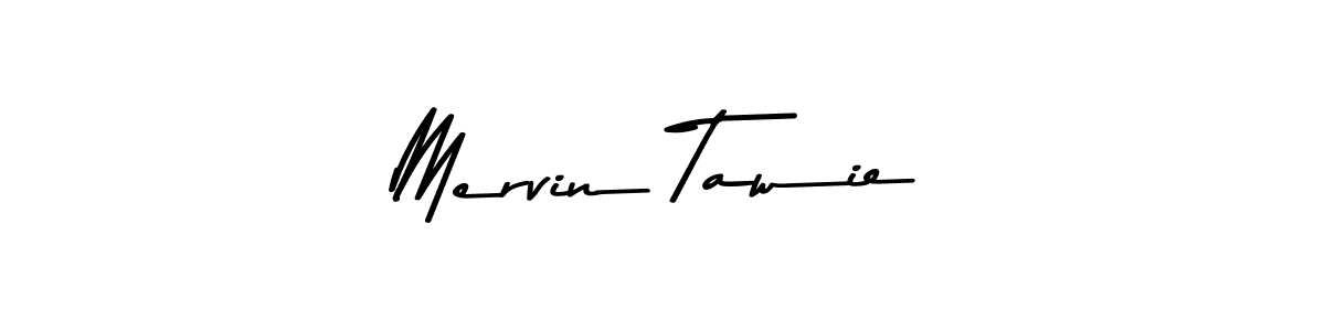 Here are the top 10 professional signature styles for the name Mervin Tawie. These are the best autograph styles you can use for your name. Mervin Tawie signature style 9 images and pictures png