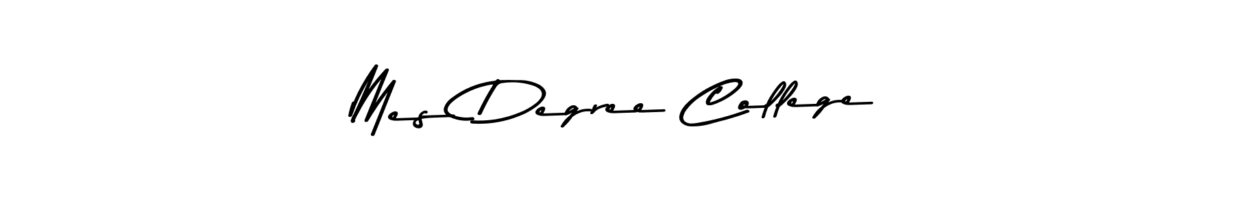 You can use this online signature creator to create a handwritten signature for the name Mes Degree College. This is the best online autograph maker. Mes Degree College signature style 9 images and pictures png