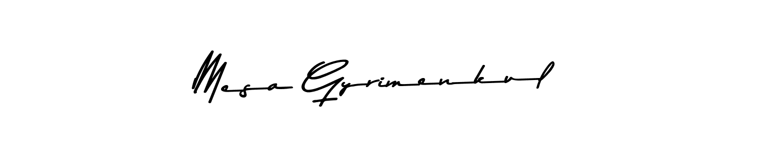 It looks lik you need a new signature style for name Mesa Gyrimenkul. Design unique handwritten (Asem Kandis PERSONAL USE) signature with our free signature maker in just a few clicks. Mesa Gyrimenkul signature style 9 images and pictures png