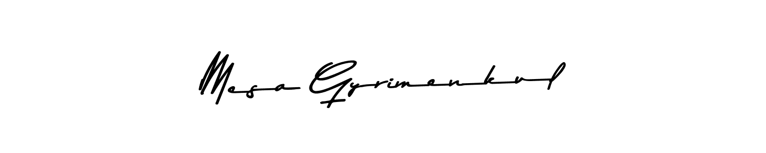 You can use this online signature creator to create a handwritten signature for the name Mesa Gyrimenkul. This is the best online autograph maker. Mesa Gyrimenkul signature style 9 images and pictures png