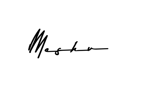 Create a beautiful signature design for name Meshu. With this signature (Asem Kandis PERSONAL USE) fonts, you can make a handwritten signature for free. Meshu signature style 9 images and pictures png