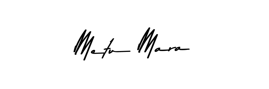 How to make Metu Mara name signature. Use Asem Kandis PERSONAL USE style for creating short signs online. This is the latest handwritten sign. Metu Mara signature style 9 images and pictures png