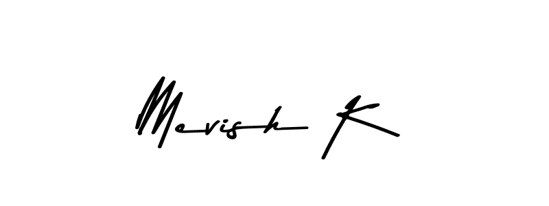 Make a beautiful signature design for name Mevish K. Use this online signature maker to create a handwritten signature for free. Mevish K signature style 9 images and pictures png