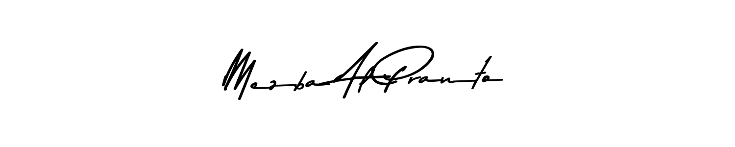Similarly Asem Kandis PERSONAL USE is the best handwritten signature design. Signature creator online .You can use it as an online autograph creator for name Mezba Al Pranto. Mezba Al Pranto signature style 9 images and pictures png