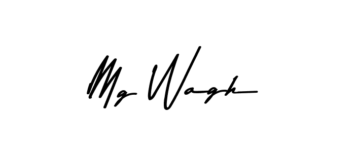 How to make Mg Wagh signature? Asem Kandis PERSONAL USE is a professional autograph style. Create handwritten signature for Mg Wagh name. Mg Wagh signature style 9 images and pictures png
