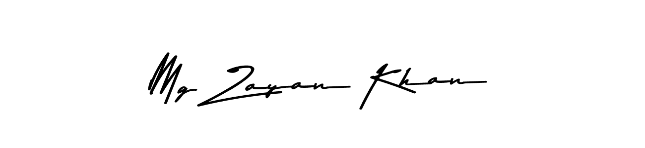 How to make Mg Zayan Khan signature? Asem Kandis PERSONAL USE is a professional autograph style. Create handwritten signature for Mg Zayan Khan name. Mg Zayan Khan signature style 9 images and pictures png