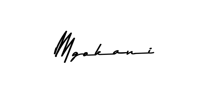 Mgokani stylish signature style. Best Handwritten Sign (Asem Kandis PERSONAL USE) for my name. Handwritten Signature Collection Ideas for my name Mgokani. Mgokani signature style 9 images and pictures png