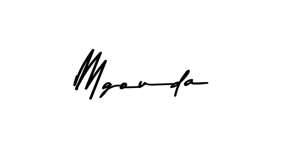 Design your own signature with our free online signature maker. With this signature software, you can create a handwritten (Asem Kandis PERSONAL USE) signature for name Mgouda. Mgouda signature style 9 images and pictures png