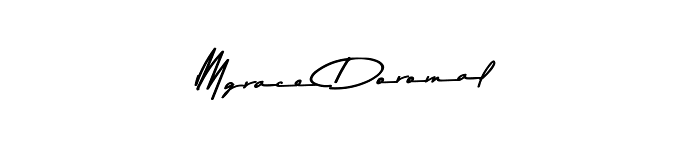 You should practise on your own different ways (Asem Kandis PERSONAL USE) to write your name (Mgrace Doromal) in signature. don't let someone else do it for you. Mgrace Doromal signature style 9 images and pictures png