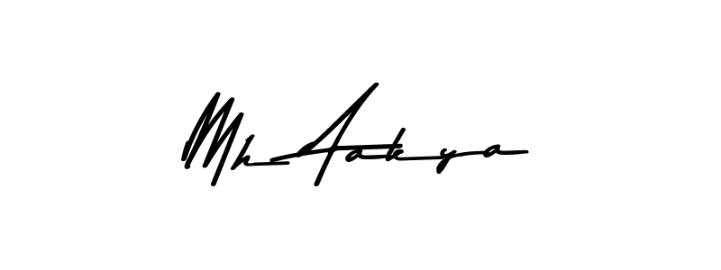 The best way (Asem Kandis PERSONAL USE) to make a short signature is to pick only two or three words in your name. The name Mh Aakya include a total of six letters. For converting this name. Mh Aakya signature style 9 images and pictures png