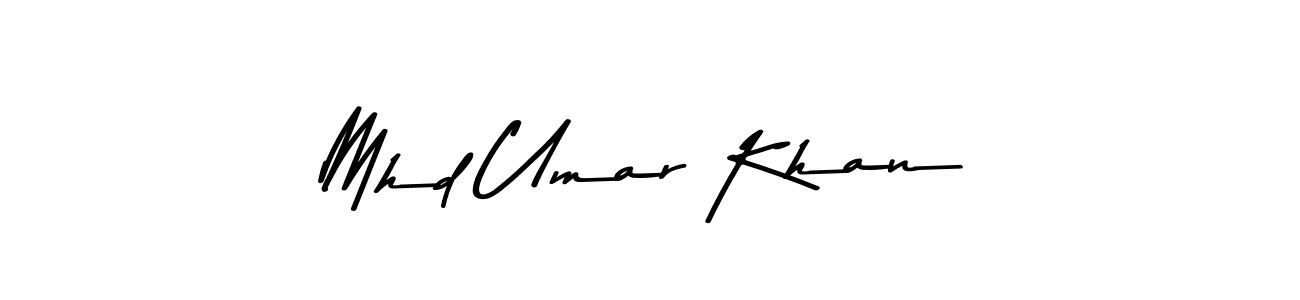 The best way (Asem Kandis PERSONAL USE) to make a short signature is to pick only two or three words in your name. The name Mhd Umar Khan include a total of six letters. For converting this name. Mhd Umar Khan signature style 9 images and pictures png