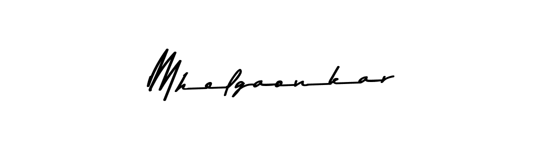 The best way (Asem Kandis PERSONAL USE) to make a short signature is to pick only two or three words in your name. The name Mhelgaonkar include a total of six letters. For converting this name. Mhelgaonkar signature style 9 images and pictures png