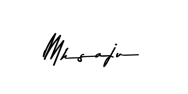 Design your own signature with our free online signature maker. With this signature software, you can create a handwritten (Asem Kandis PERSONAL USE) signature for name Mhsaju. Mhsaju signature style 9 images and pictures png