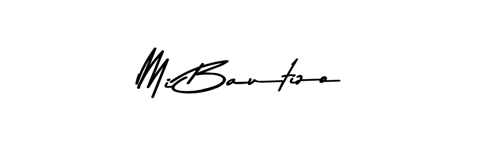 How to Draw Mi Bautizo signature style? Asem Kandis PERSONAL USE is a latest design signature styles for name Mi Bautizo. Mi Bautizo signature style 9 images and pictures png