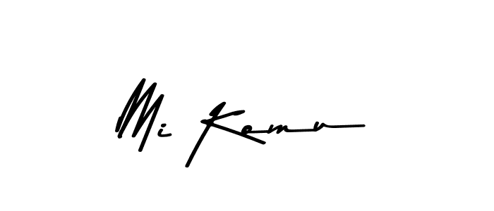 How to make Mi Komu signature? Asem Kandis PERSONAL USE is a professional autograph style. Create handwritten signature for Mi Komu name. Mi Komu signature style 9 images and pictures png