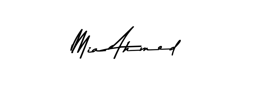 Make a beautiful signature design for name Mia Ahmed. With this signature (Asem Kandis PERSONAL USE) style, you can create a handwritten signature for free. Mia Ahmed signature style 9 images and pictures png