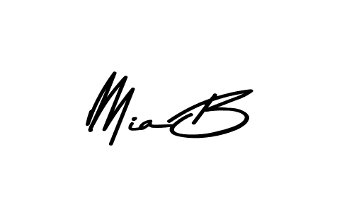 Design your own signature with our free online signature maker. With this signature software, you can create a handwritten (Asem Kandis PERSONAL USE) signature for name Mia B. Mia B signature style 9 images and pictures png