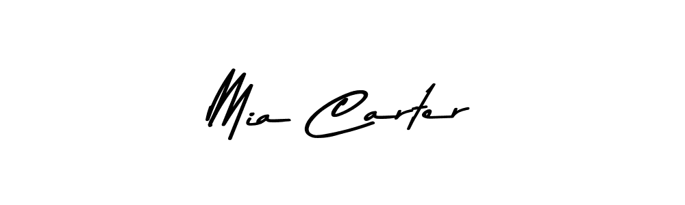 Make a beautiful signature design for name Mia Carter. With this signature (Asem Kandis PERSONAL USE) style, you can create a handwritten signature for free. Mia Carter signature style 9 images and pictures png