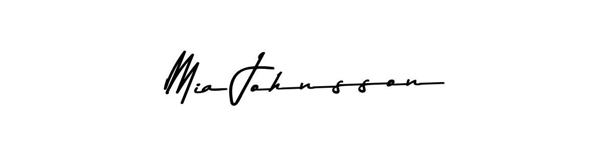 You should practise on your own different ways (Asem Kandis PERSONAL USE) to write your name (Mia Johnsson) in signature. don't let someone else do it for you. Mia Johnsson signature style 9 images and pictures png