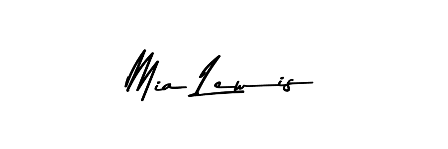 How to make Mia Lewis signature? Asem Kandis PERSONAL USE is a professional autograph style. Create handwritten signature for Mia Lewis name. Mia Lewis signature style 9 images and pictures png