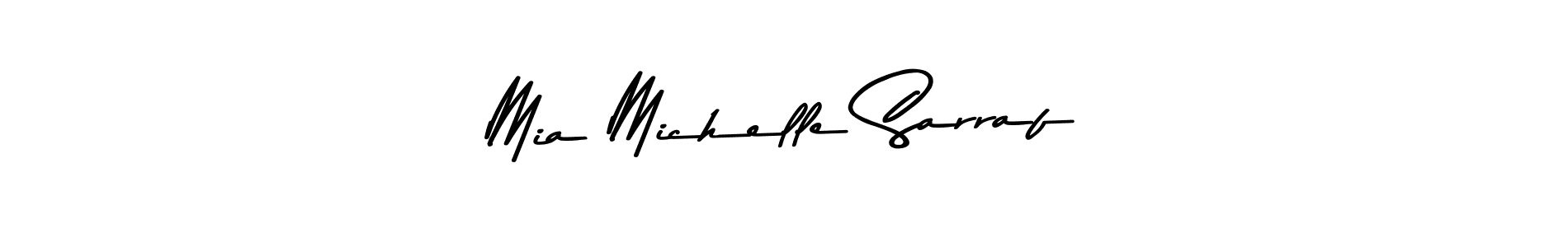 How to make Mia Michelle Sarraf signature? Asem Kandis PERSONAL USE is a professional autograph style. Create handwritten signature for Mia Michelle Sarraf name. Mia Michelle Sarraf signature style 9 images and pictures png