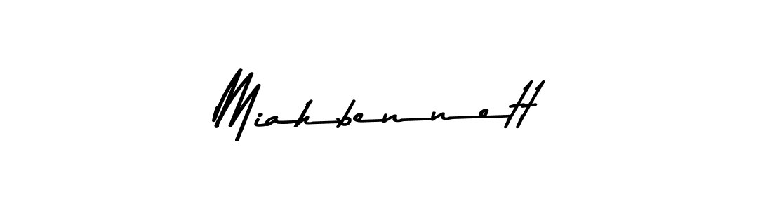 Asem Kandis PERSONAL USE is a professional signature style that is perfect for those who want to add a touch of class to their signature. It is also a great choice for those who want to make their signature more unique. Get Miahbennett name to fancy signature for free. Miahbennett signature style 9 images and pictures png