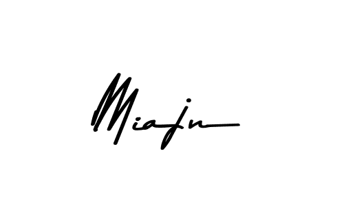 Design your own signature with our free online signature maker. With this signature software, you can create a handwritten (Asem Kandis PERSONAL USE) signature for name Miajn. Miajn signature style 9 images and pictures png