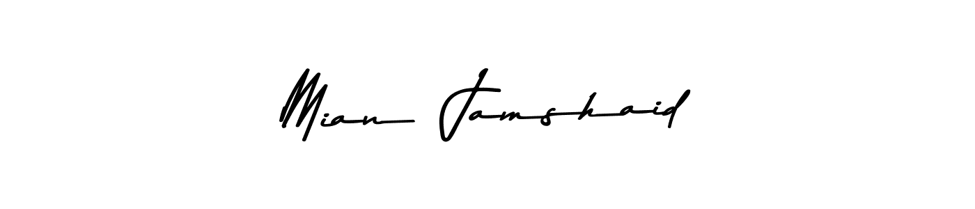 Make a beautiful signature design for name Mian  Jamshaid. With this signature (Asem Kandis PERSONAL USE) style, you can create a handwritten signature for free. Mian  Jamshaid signature style 9 images and pictures png