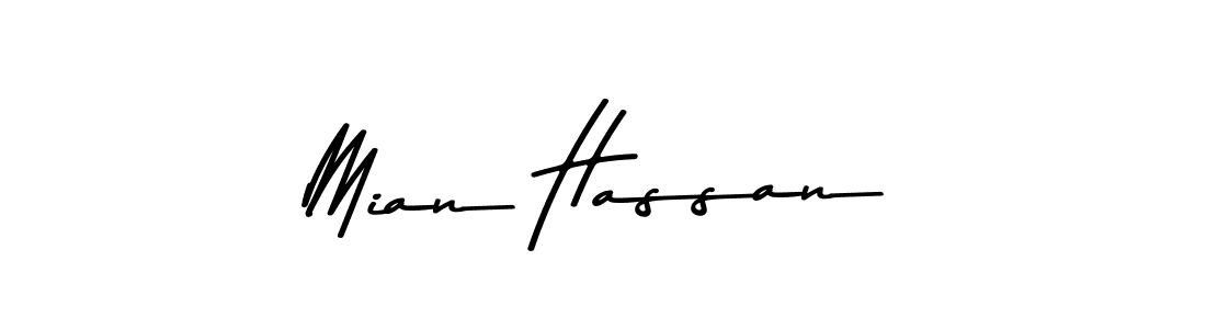 Mian Hassan stylish signature style. Best Handwritten Sign (Asem Kandis PERSONAL USE) for my name. Handwritten Signature Collection Ideas for my name Mian Hassan. Mian Hassan signature style 9 images and pictures png