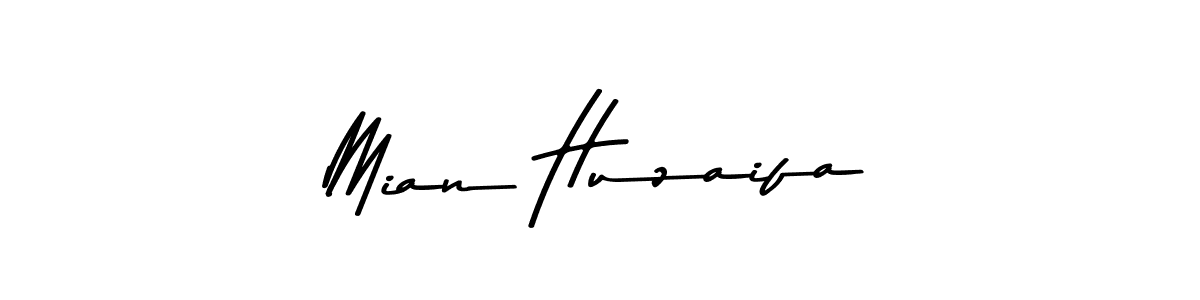 How to make Mian Huzaifa signature? Asem Kandis PERSONAL USE is a professional autograph style. Create handwritten signature for Mian Huzaifa name. Mian Huzaifa signature style 9 images and pictures png