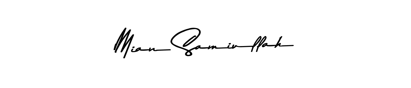 Asem Kandis PERSONAL USE is a professional signature style that is perfect for those who want to add a touch of class to their signature. It is also a great choice for those who want to make their signature more unique. Get Mian Samiullah name to fancy signature for free. Mian Samiullah signature style 9 images and pictures png