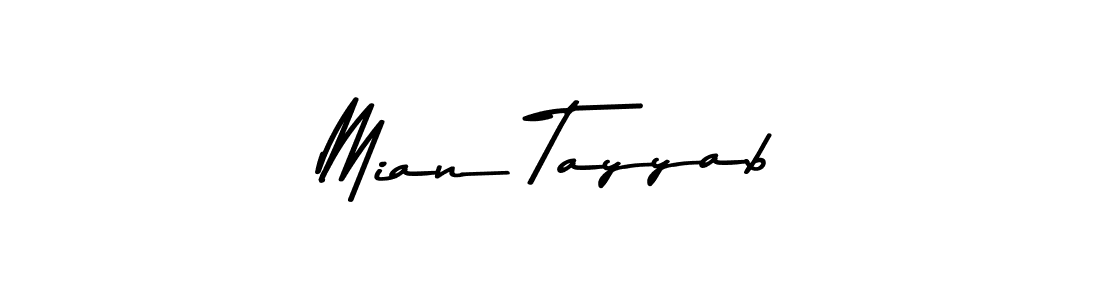 How to make Mian Tayyab signature? Asem Kandis PERSONAL USE is a professional autograph style. Create handwritten signature for Mian Tayyab name. Mian Tayyab signature style 9 images and pictures png