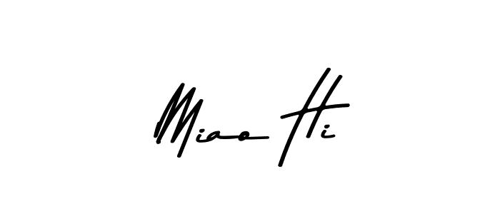Use a signature maker to create a handwritten signature online. With this signature software, you can design (Asem Kandis PERSONAL USE) your own signature for name Miao Hi. Miao Hi signature style 9 images and pictures png