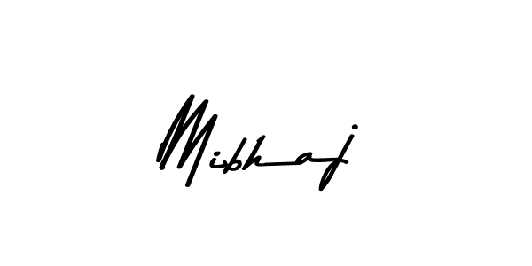 Mibhaj stylish signature style. Best Handwritten Sign (Asem Kandis PERSONAL USE) for my name. Handwritten Signature Collection Ideas for my name Mibhaj. Mibhaj signature style 9 images and pictures png