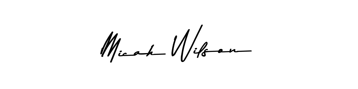 Make a beautiful signature design for name Micah Wilson. With this signature (Asem Kandis PERSONAL USE) style, you can create a handwritten signature for free. Micah Wilson signature style 9 images and pictures png