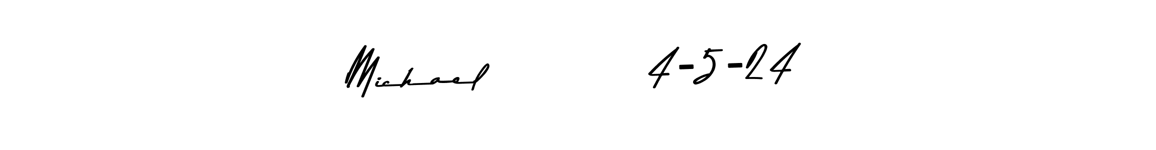 if you are searching for the best signature style for your name Michael          4-5-24. so please give up your signature search. here we have designed multiple signature styles  using Asem Kandis PERSONAL USE. Michael          4-5-24 signature style 9 images and pictures png