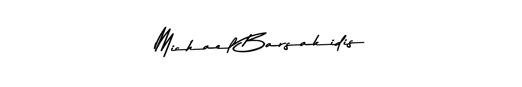 Michael Barsakidis stylish signature style. Best Handwritten Sign (Asem Kandis PERSONAL USE) for my name. Handwritten Signature Collection Ideas for my name Michael Barsakidis. Michael Barsakidis signature style 9 images and pictures png
