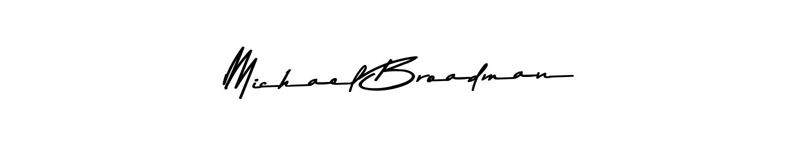 Asem Kandis PERSONAL USE is a professional signature style that is perfect for those who want to add a touch of class to their signature. It is also a great choice for those who want to make their signature more unique. Get Michael Broadman name to fancy signature for free. Michael Broadman signature style 9 images and pictures png
