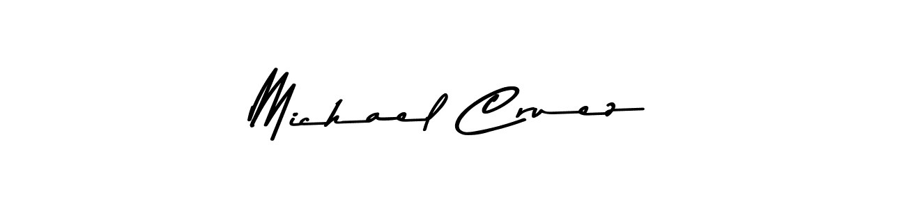 Create a beautiful signature design for name Michael Cruez. With this signature (Asem Kandis PERSONAL USE) fonts, you can make a handwritten signature for free. Michael Cruez signature style 9 images and pictures png