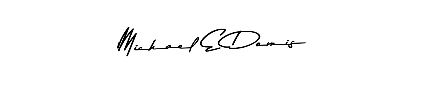 Also we have Michael E Domis name is the best signature style. Create professional handwritten signature collection using Asem Kandis PERSONAL USE autograph style. Michael E Domis signature style 9 images and pictures png