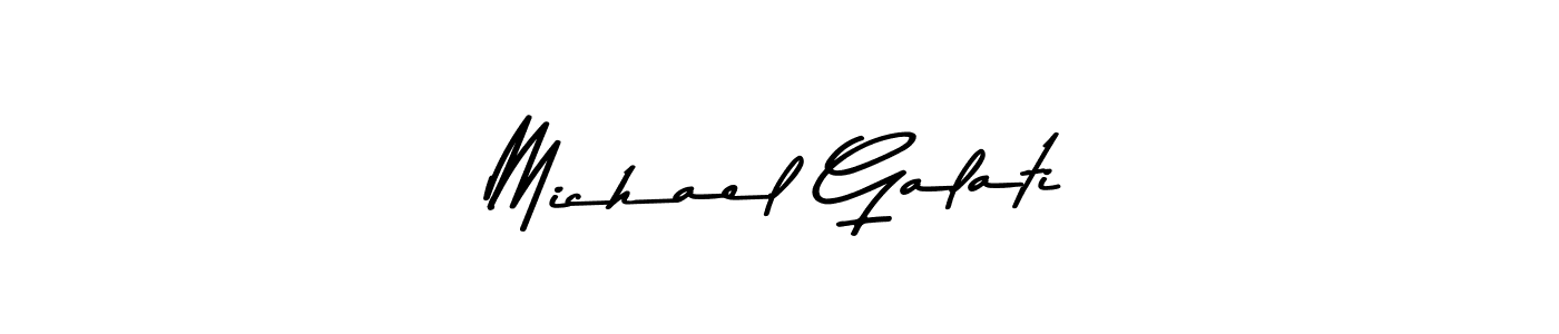 Use a signature maker to create a handwritten signature online. With this signature software, you can design (Asem Kandis PERSONAL USE) your own signature for name Michael Galati. Michael Galati signature style 9 images and pictures png