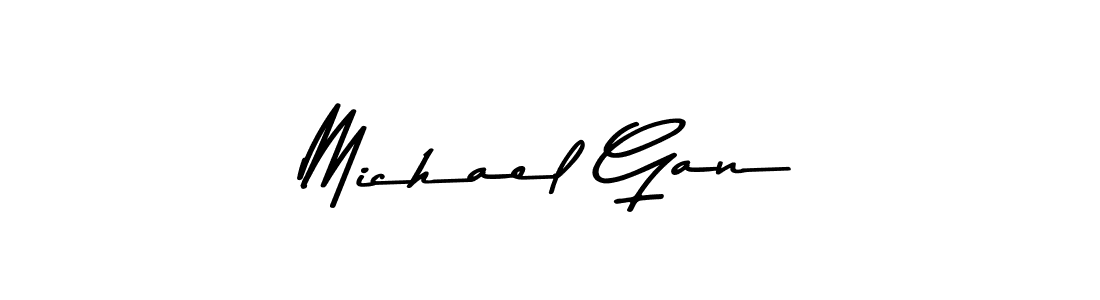 Also You can easily find your signature by using the search form. We will create Michael Gan name handwritten signature images for you free of cost using Asem Kandis PERSONAL USE sign style. Michael Gan signature style 9 images and pictures png
